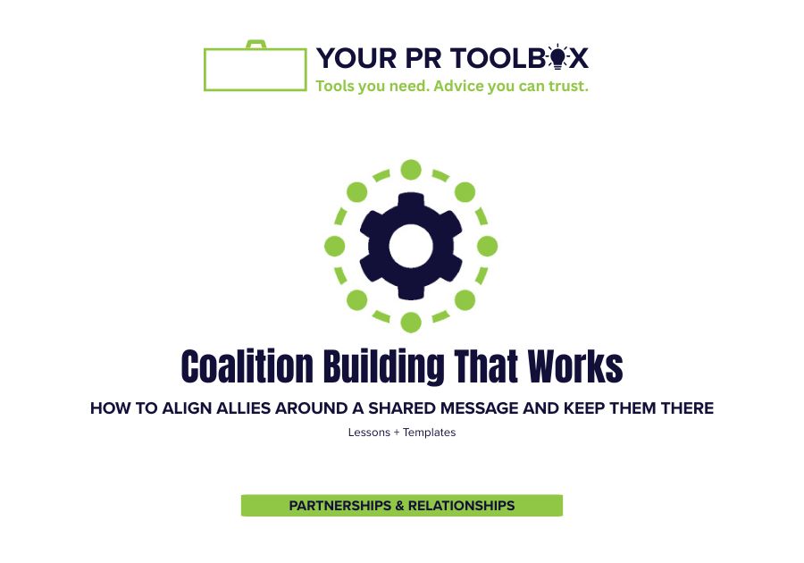 Image with words Coalition Building That Works