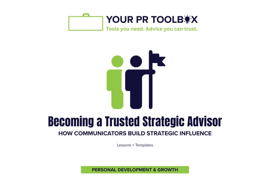 Image with the words Becoming a Trusted Strategic Advisor