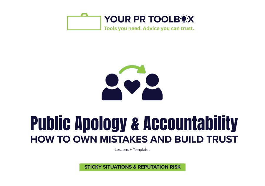 Image with words Publiv Apology & Accountability